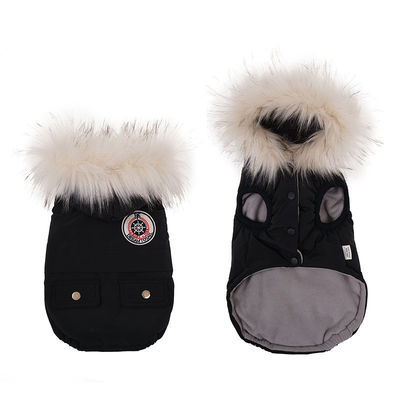 Warme, bequeme Hundepullover 2 Schichten Fleece Lining Klassische Gewirkte Winter-Haustierbekleidung