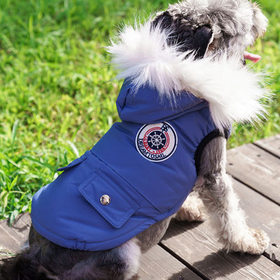 Warme, bequeme Hundepullover 2 Schichten Fleece Lining Klassische Gewirkte Winter-Haustierbekleidung