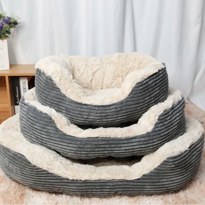 Hunde- und Katzenbett mit ultrawaschbarem Haar Verdickte Decke Matte Pad Fleece Zuhause Haustier Schlaf