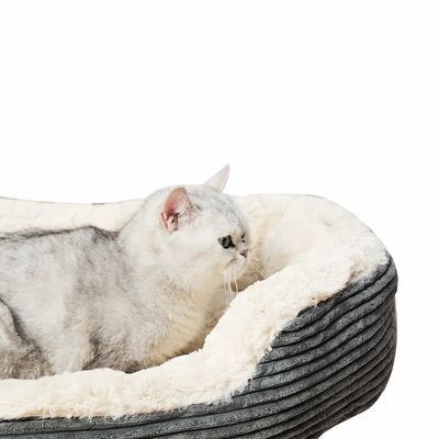 Hunde- und Katzenbett mit ultrawaschbarem Haar Verdickte Decke Matte Pad Fleece Zuhause Haustier Schlaf