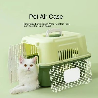 Außen-Hunde-Flugtransport-Box mit langlebiger Kunststoff-Konstruktion Knopfverschluss