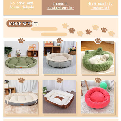 Hunde- und Katzenbett mit ultrawaschbarem Haar Verdickte Decke Matte Pad Fleece Zuhause Haustier Schlaf