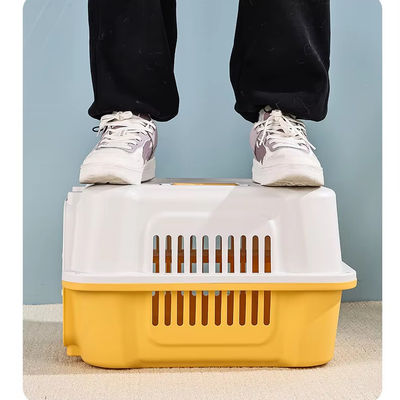 Außen-Hunde-Flugtransport-Box mit langlebiger Kunststoff-Konstruktion Knopfverschluss