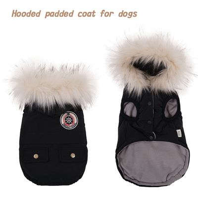 Luxusbekleidung Hundewäsche Winddichte Winterjacken für kleine, mittlere und große Hunde