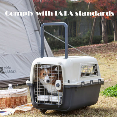 Knöpfverschluss Portable Pet Bag Großkapazität Katzen Käfig für Reiseprodukte