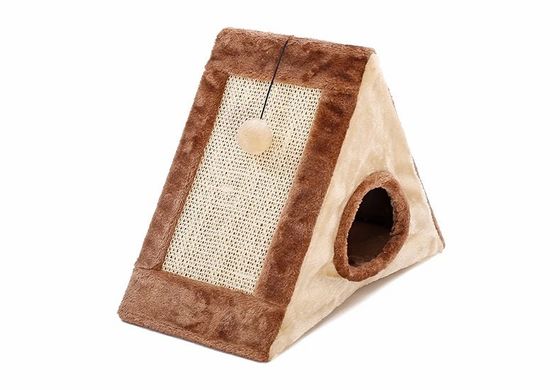 Katzenkratzer Baum Katzenhaus Interaktives Spielzeug mit Spaß Spielfunktion Sisal Plush Material