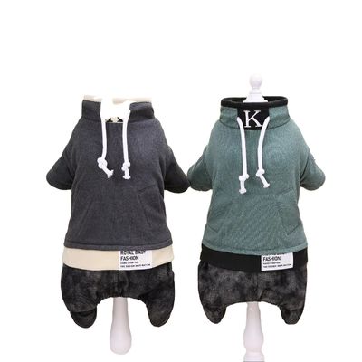 Klassische Strickwaren für Haustiere Hundewolle Hoodie Weiches Pullover Kleidung für kleine Hunde im Winter