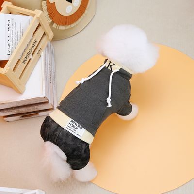 Klassische Strickwaren für Haustiere Hundewolle Hoodie Weiches Pullover Kleidung für kleine Hunde im Winter
