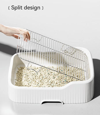 Bequeme Innenhunde-Potty-Bett ohne Leck-Leck-Schutzwand und leicht sauberes Design