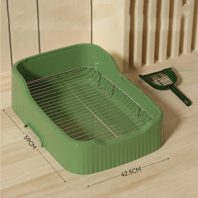 Bequeme Innenhunde-Potty-Bett ohne Leck-Leck-Schutzwand und leicht sauberes Design