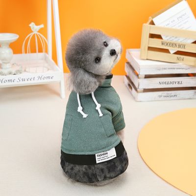 Bequeme Hundejacke Warm 2 Schichten Fleece Ausgekleidet Klassische gestrickte Winterkleidung