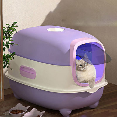 ODM-Designs geschlossene Katzenbox mit seitlicher Pfanne und Top-Siebdeckel leicht sauber