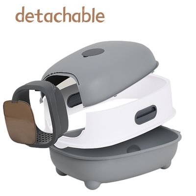 ODM-Designs geschlossene Katzenbox mit seitlicher Pfanne und Top-Siebdeckel leicht sauber