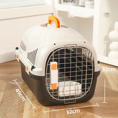 Tragbarer Koffer für Haustiere 5-10 kgTransportkäfig Katzenluftkasten Haustierkäfig Hund Haustierträger