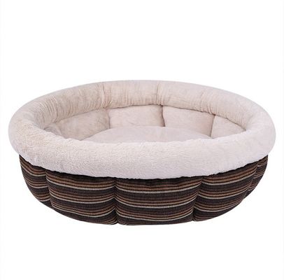 Sofa für Haustiere, rundes Kissenbett für Katzen oder kleine Hunde, rutschfeste, wasserdicht