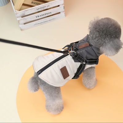 CLASSIC Style Winterjacke für Hunde wasserdicht und winddicht Haustierkleidung mit Gurt