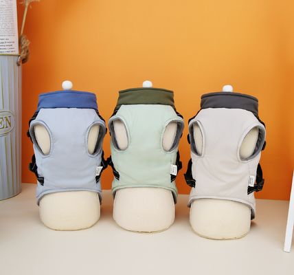 Hundewandermantel mit eingebauten Gurt und wasserdichtem Material für kleine, mittlere Hunde