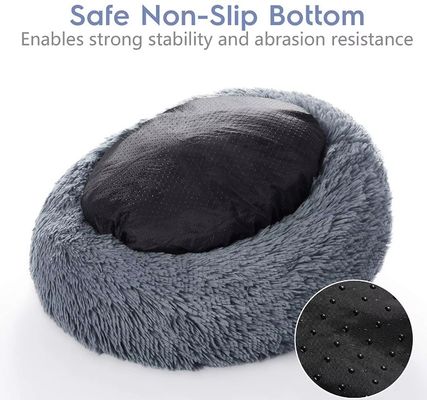 Komfortable Waschbare Donut Hund Katze Haustier Bettmatte für weiche Luxus Designer Plush Material