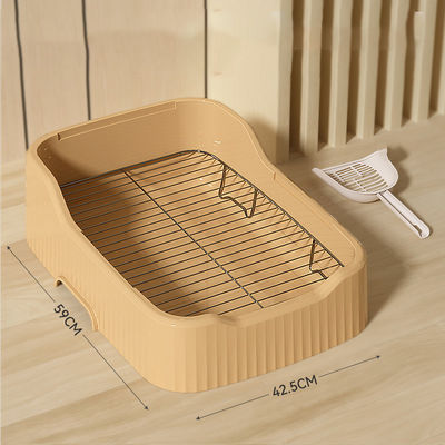 ODM Designs Top-Verkauf Getrenntes Design Plastik Urinal Pee Indoor Pet Dog Toilettentraining Potty Tray mit Schublade