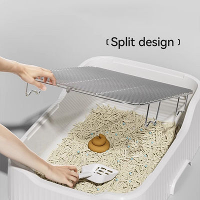 ODM Designs Top-Verkauf Getrenntes Design Plastik Urinal Pee Indoor Pet Dog Toilettentraining Potty Tray mit Schublade