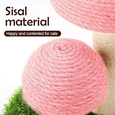 Katze Kratzt Schläft Spielt Pilz Rosa Custom Sisal Klettert Baum zum Spaß Spielen