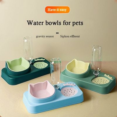 Hunde und Katzen Trinkwasserflasche keine Zeit Einstellung für Katzenfutter Schüsseln und Wasserspender