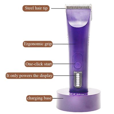 Batteriebetriebene Haartrimmer-Clipper Mehrfachkopf-Pflege-Kit für kleine Haustiere