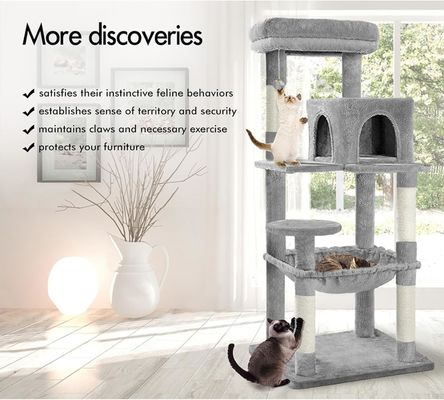 Mehrfarbiger Optional Katzenbaum Integrierter Sisal Komfortabler Langlebiger Katzen Aktivität Kratzer Baum