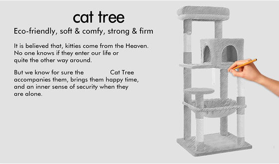 Mehrfarbiger Optional Katzenbaum Integrierter Sisal Komfortabler Langlebiger Katzen Aktivität Kratzer Baum