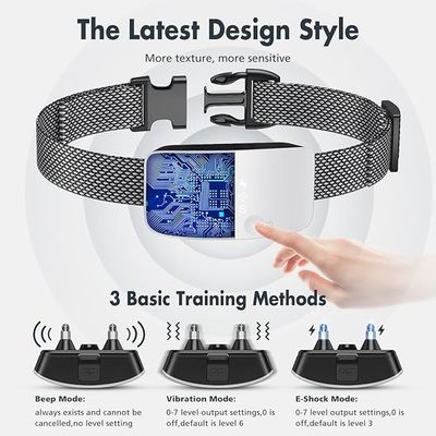 7 Einstellbare Empfindlichkeit Wiederaufladbare Bark Control Collar Wasserdicht und programmierbar