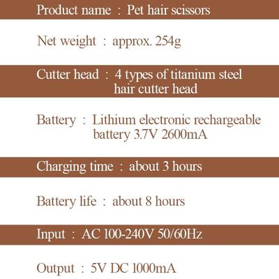 Saubere Funktion Schwerlast-Hundehaarknipfer mit individuellem Logo LED-Display enthalten