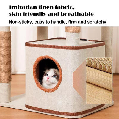 Anpassbar, einfach zu montieren Katzenbaum mit Sisal-Kratzer und Aktivitäts-Dens