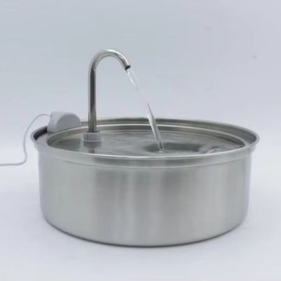 Trinkwasserquelle für Haustiere aus Edelstahl Automatischer Wasserbecher für Hunde für Katzen