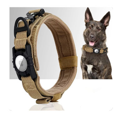 Personalisierter GPS-Tracker Air Tag Hundehalsband mit verstellbarem Nylon und schwerem Design