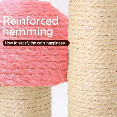 OEM/ODM Doppelpilz Katze Kratzpost Natur Sisal Seil Katze Baum Turm Indoor Katze Kratzer Spielzeug