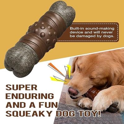 Nachhaltiges Modestylen Hunde-Squeak-Spielzeug Stick Knochen für Zähne Reinigung Kauspielzeug