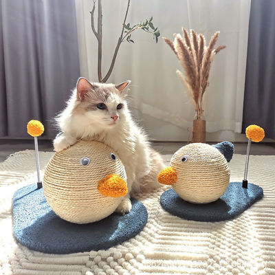 ODM Designs Cat Scratch Toy Sisal Seilball Übung Schleife für Spaß Spiel und Kitty Ruhe