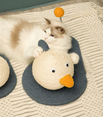 ODM Designs Cat Scratch Toy Sisal Seilball Übung Schleife für Spaß Spiel und Kitty Ruhe