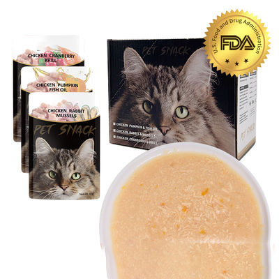 Hochprotein-Erwachsene Nasse Katzenfutterbeutel Huhn Ozean Fisch Nasse Nahrung Katze Leckereien Snacks