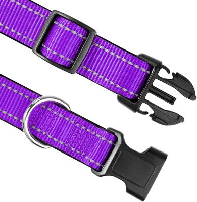Weiches Neoprenpolster Hundehalsband mit wasserdichtem Reflektor C-01