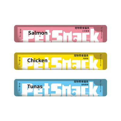 Mehrgeschmack 55% Fleisch Katzenstick Snack für Hunde 15g/stück Frisches Fleisch Sahne Hundefreude