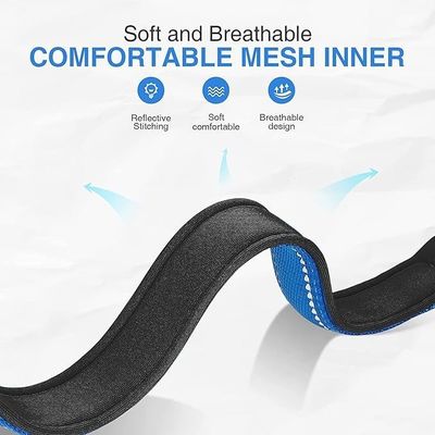 Personalisiertes reflektierendes Neopren-Nylon-Hundehalsband mit verstellbarer Passform und Felldekoration