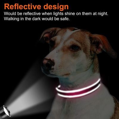 Personalisiertes reflektierendes Neopren-Nylon-Hundehalsband mit verstellbarer Passform und Felldekoration