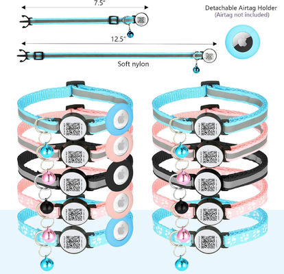Personalisiertes Logo Akzeptables Tier Trainer Halsband mit QR-Code Weiches Polyester Material