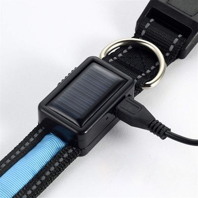 Verstellbares USB-Wiederaufladbares Superhelles Sicherheitslicht Led Hundehalsband für aktive Hunde