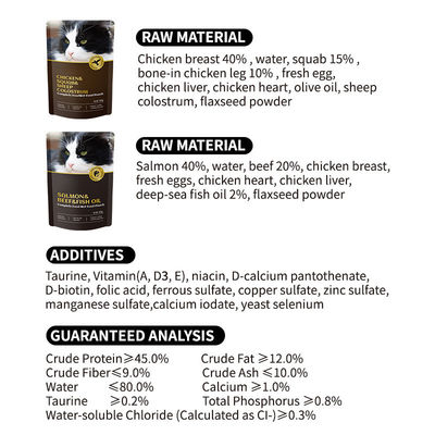 Populäres feuchtes Katzenfutter in Dosen mit kundenspezifischem Service 85g für Welpen
