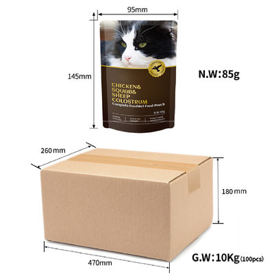 Populäres feuchtes Katzenfutter in Dosen mit kundenspezifischem Service 85g für Welpen