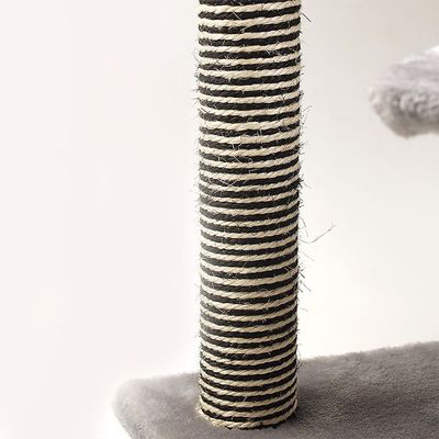 Fünfstöckige Katzenwohnung mit Sisal-Kratzpfosten Katzenkletterturm