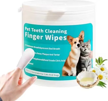 Bequeme und sanfte Reinigung Custom Logo PET-Zahntücher mit natürlichen Zutaten
