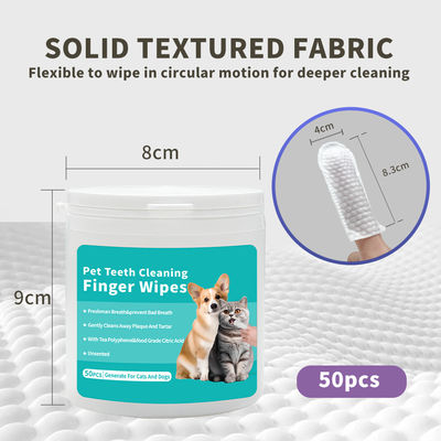 Bequeme und sanfte Reinigung Custom Logo PET-Zahntücher mit natürlichen Zutaten